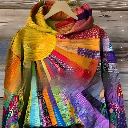 Séraphine - mikina s kapucí s digitálním potiskem pro ženy