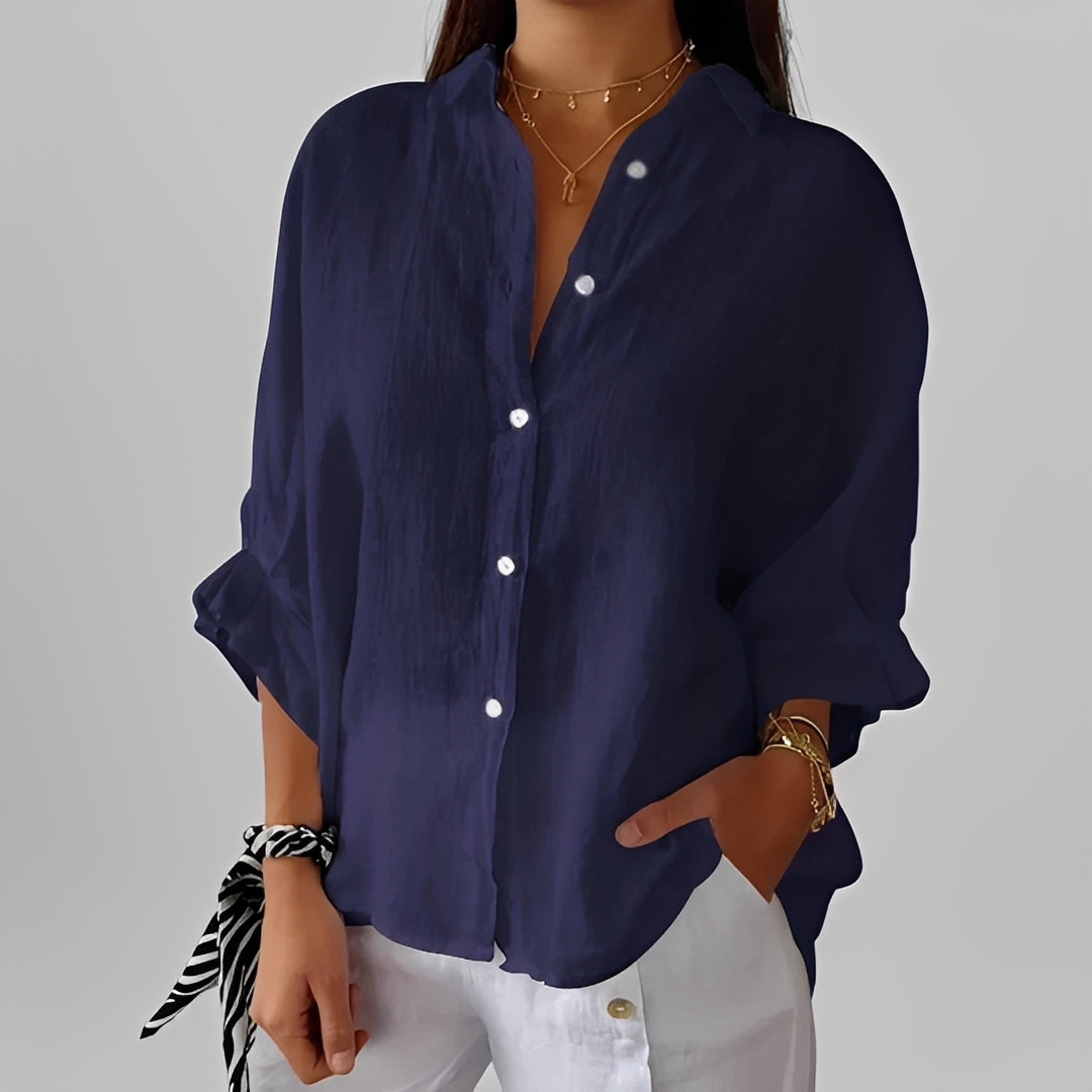 Antoinete - Stylová dámská halenka s dlouhými rukávy