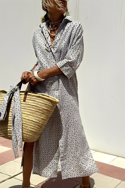 Amélie - Klasické pruhované dámské šaty