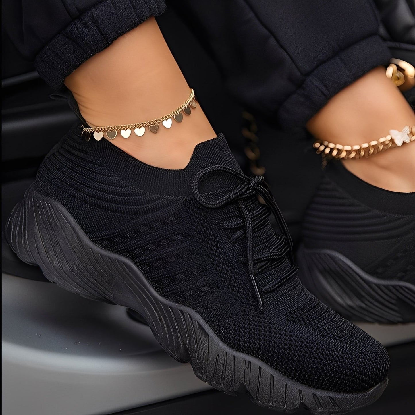 Axelle - Dámské ortopedické tenisky z pleteniny