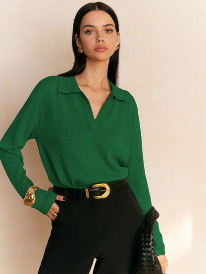 Fiona – Pullover s ležérním kragen