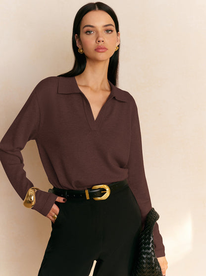 Fiona – Pullover s ležérním kragen