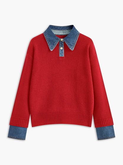 Nellie – 2-in-1 svetr s reverzním panelem