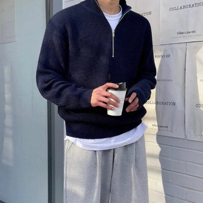 Carlo – Svetr s polovičním zipem