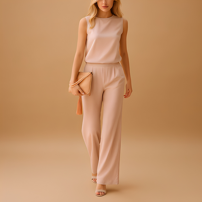 Abegaille - Elegantní kombinéza s širokými nohavicemi pro ženy