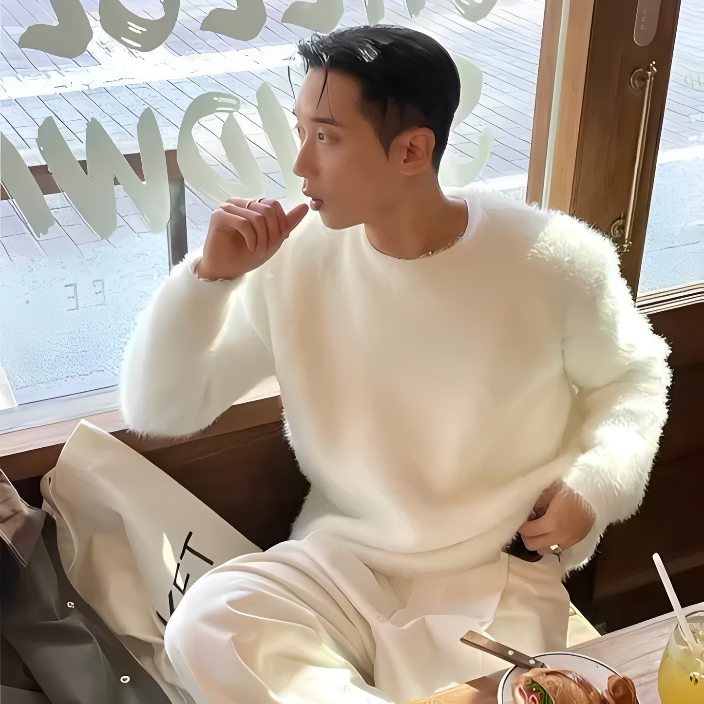 Abbán - Komfortní zimní svetr pro muže