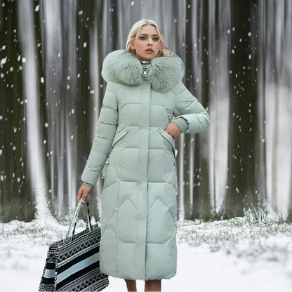 Fara – Dámský dunový plášť v italském stylu