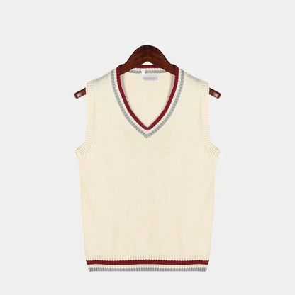 Édouard – Starý Stříbrný svetr bez rukávů