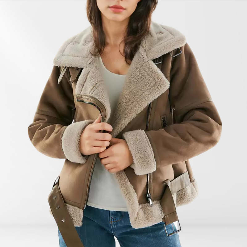 Madeleine – Sherpa Bomberjacke pro dámy
