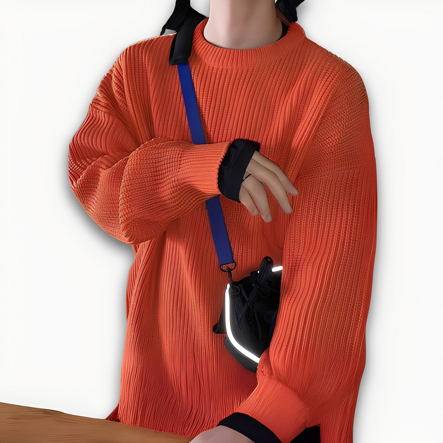 Abdias - Nadměrný pánský pletený svetr