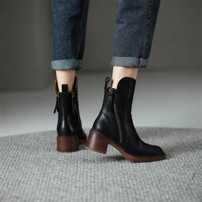 Ludovica – Stiefelety v vintage vzhledu
