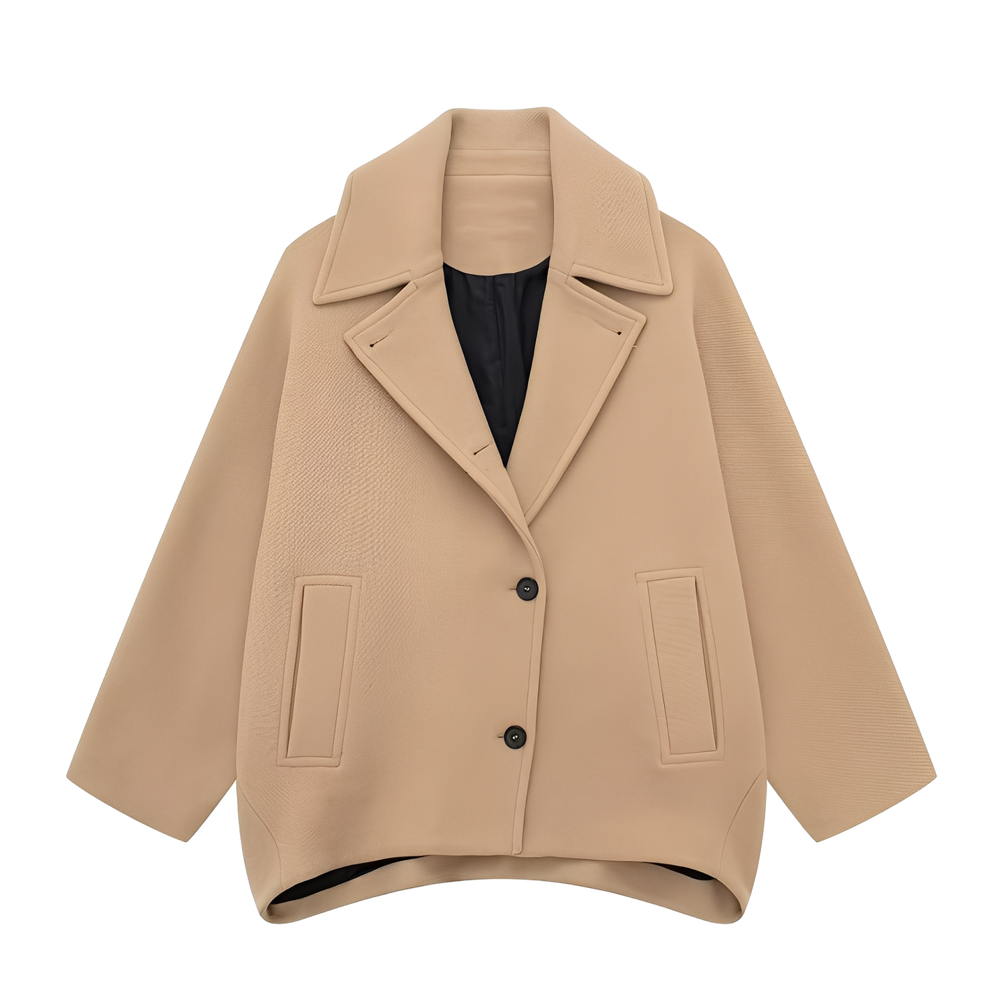 Rosalee - Módní krátký vlněný kabát pro ženy