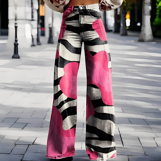 Briley - Stylové a módní kalhoty s širokými nohavicemi pro ženy