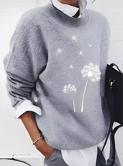 Milly - Módní, pohodlný dámský svetr s potiskem