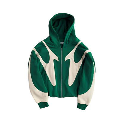 Lloyd - Pánská mikina na zip s moderním grafickým vzorem