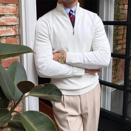 Hugo - Svetr s Polovičním Zipem