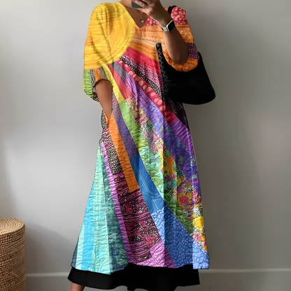 Angeleka - Pohodlné a pestré šaty pro ženy