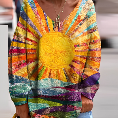 Sidonie - Barevná halenka pro ženy