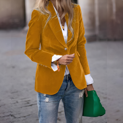 Lyliane - Tradiční pohodlná bunda s knoflíky pro ženy