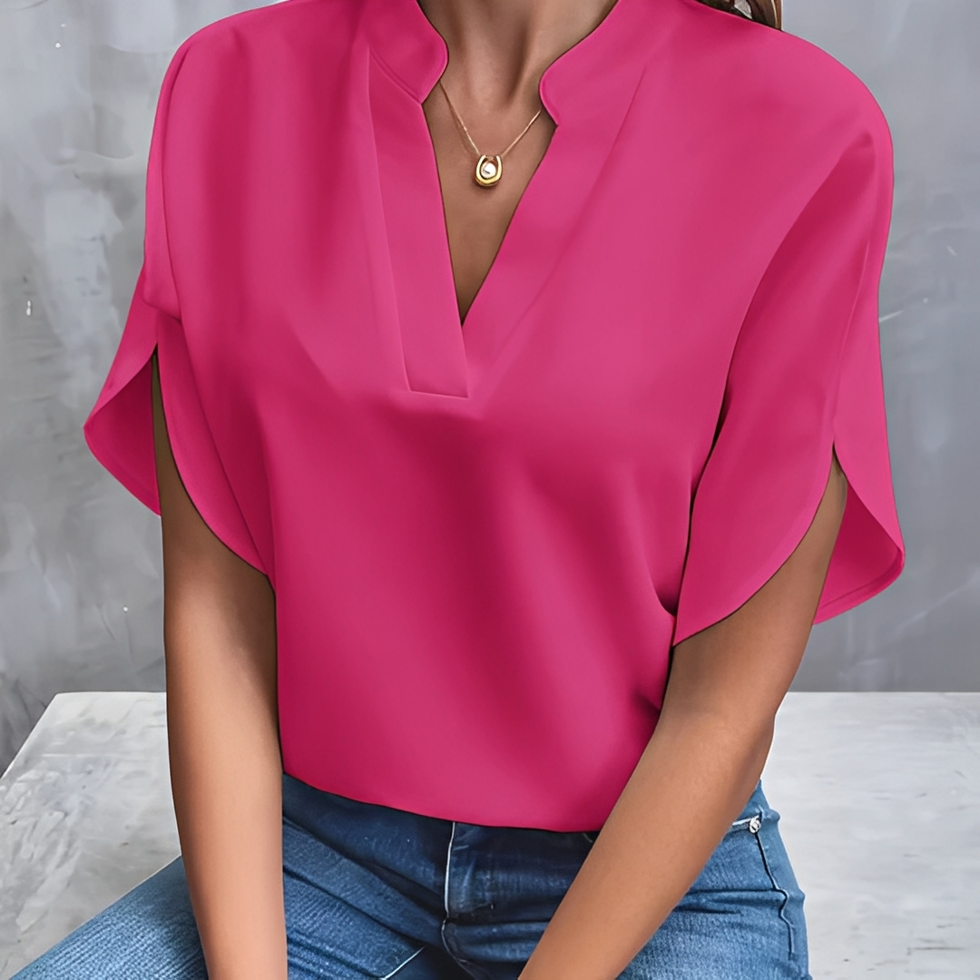 Alicie - Stylová dámská halenka s V-výstřihem