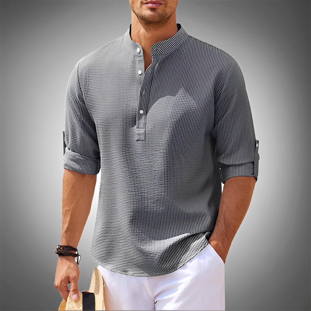 Adriennes - Pohodlná pánská košile s límečkem