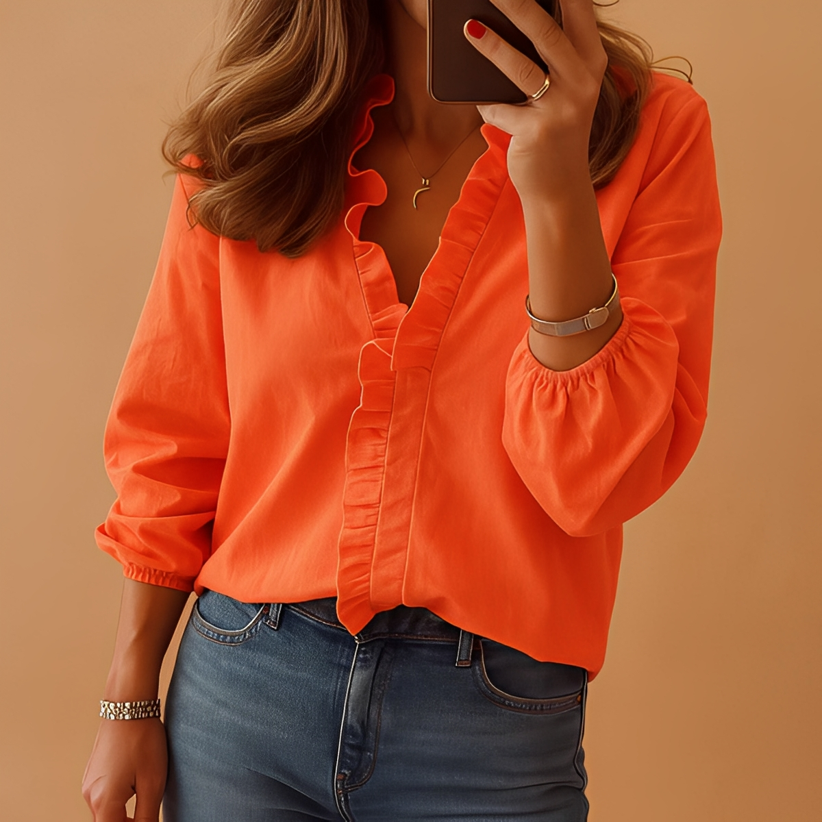 Aubbrey - Stylová dámská košile s dlouhými rukávy