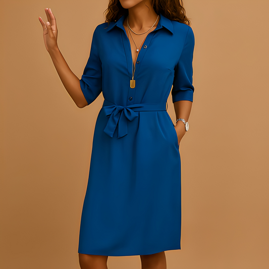Anjanet - Elegantní a pohodlné košilové šaty pro ženy