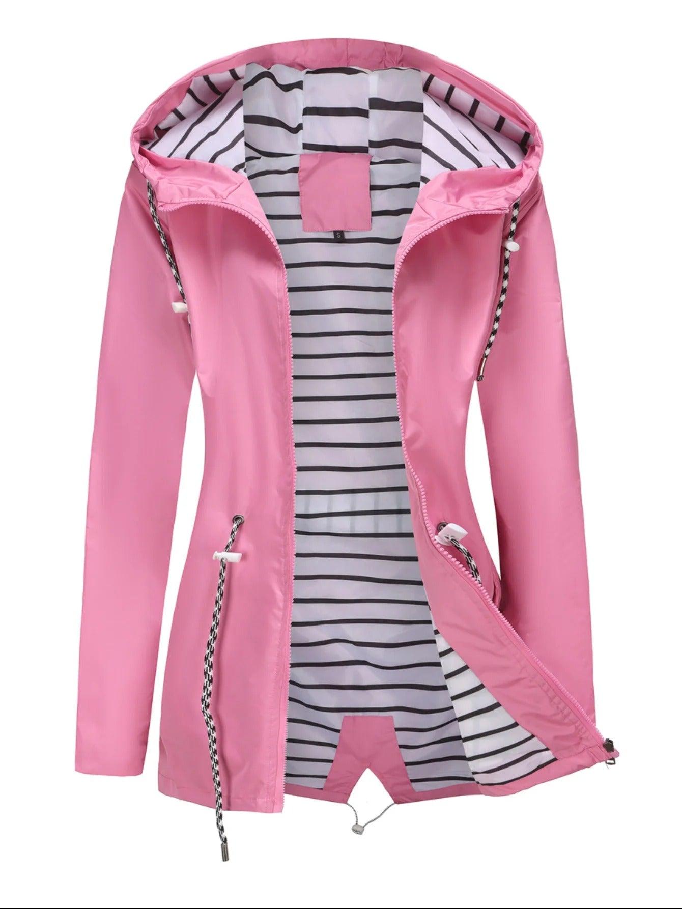 Nathalie – Dlouhý Vodotěsný Kabát