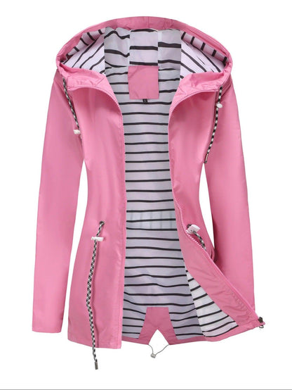 Nathalie – Dlouhý Vodotěsný Kabát