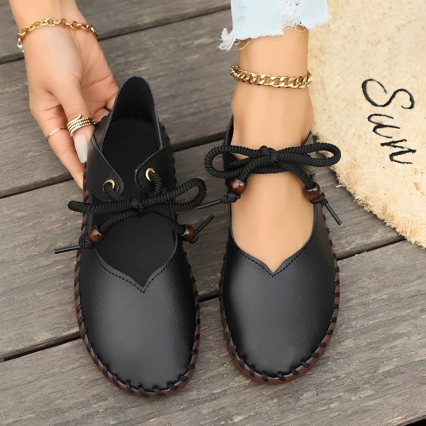 Carla - Tradiční šněrovací boty s pohodlnou podrážkou pro ženy