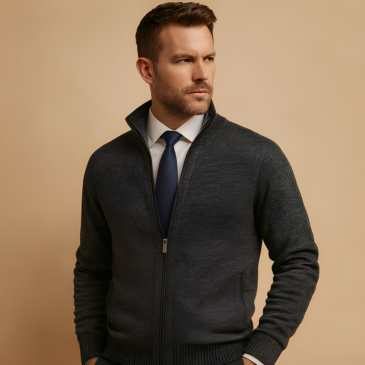 Armando - Pánský svetr na zip