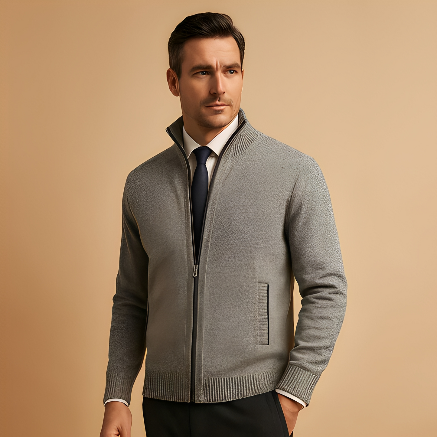 Armando - Pánský svetr na zip