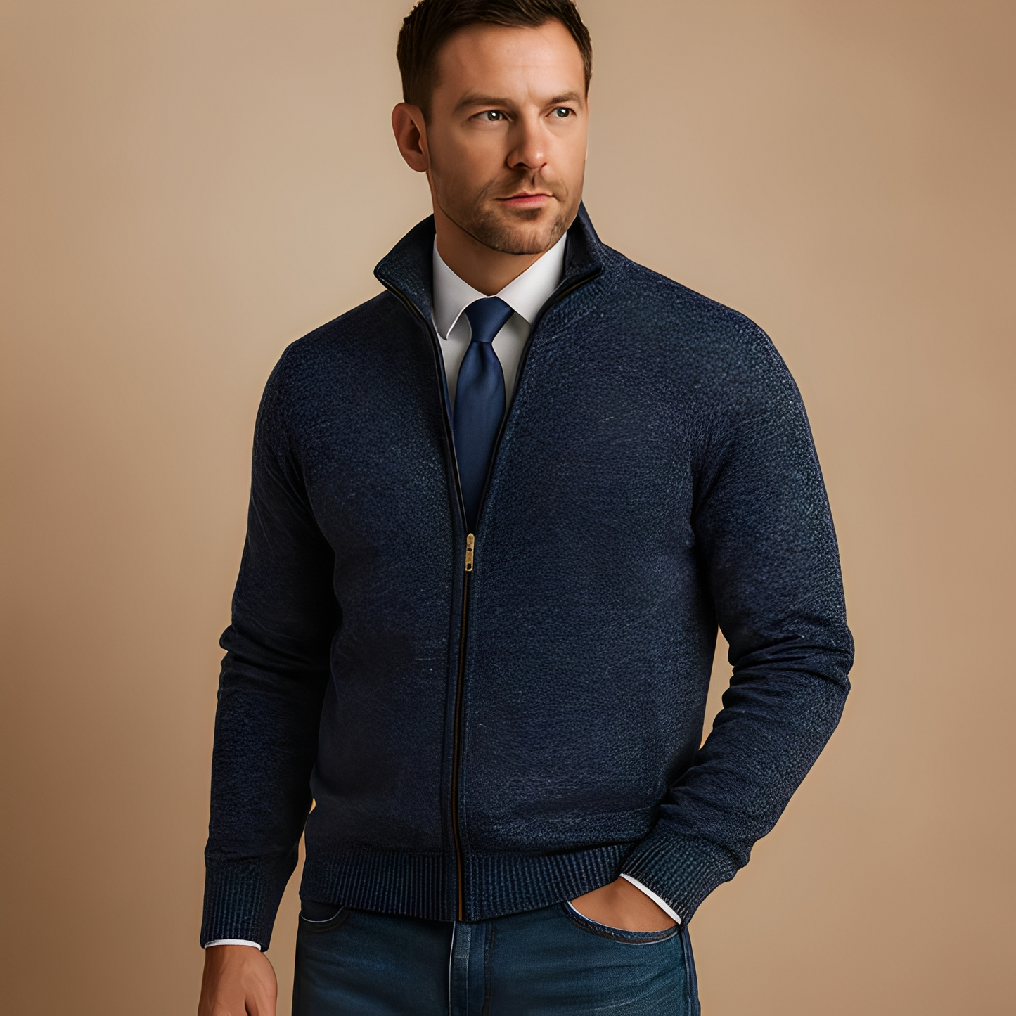 Armando - Pánský svetr na zip