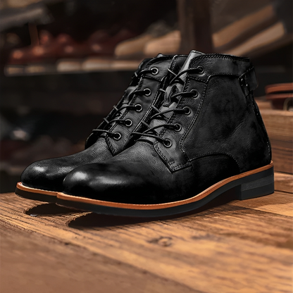 Normand - Pevné kožené boty pro muže