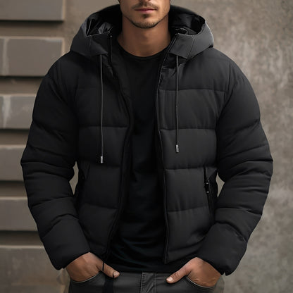 Georgie - Současná sametová pánská bunda s kapucí