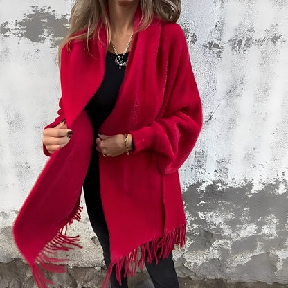 Bethney - Módní, volně pletená dámská bunda