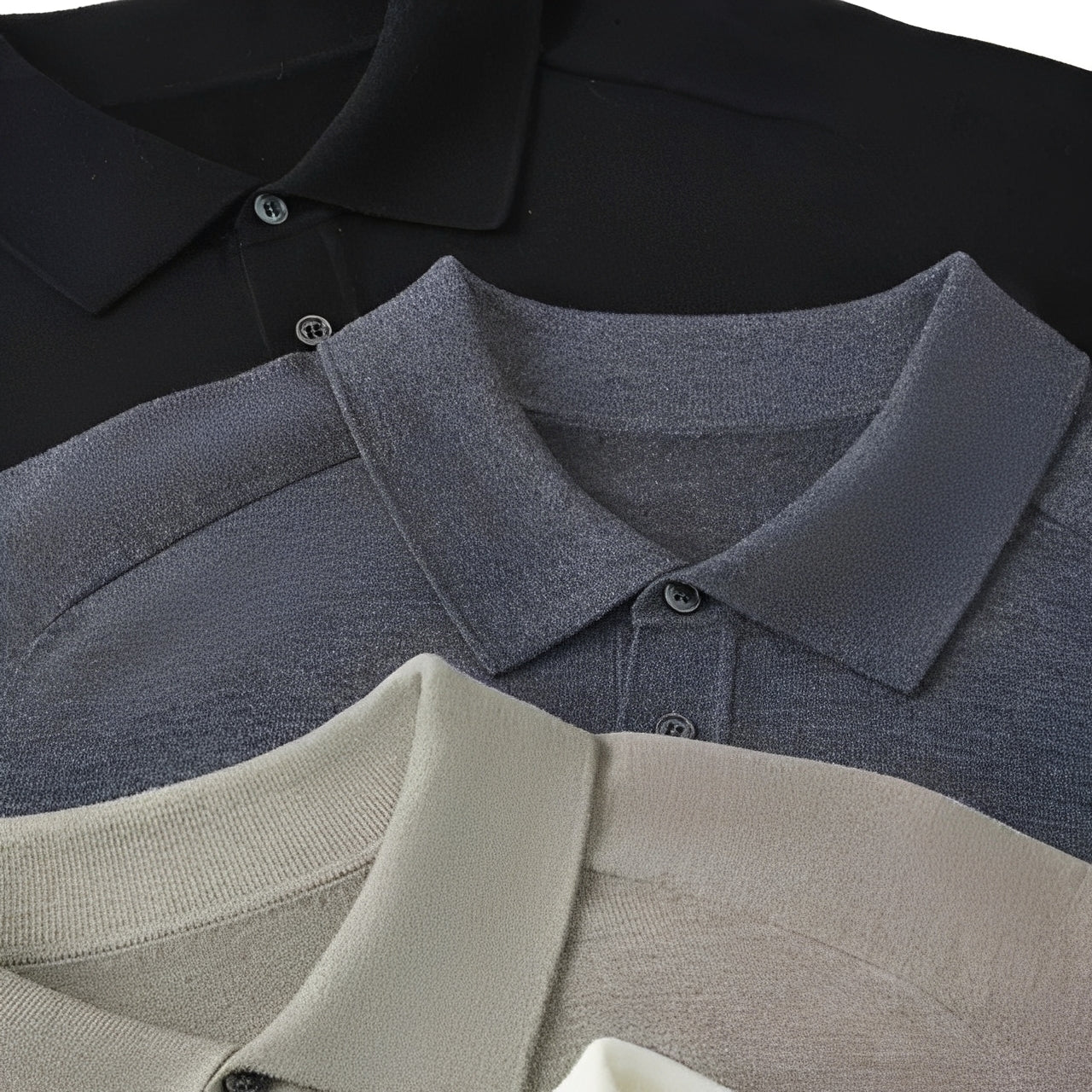 Anton - Pohodlný vlněný pánský svetr s otočným límcem