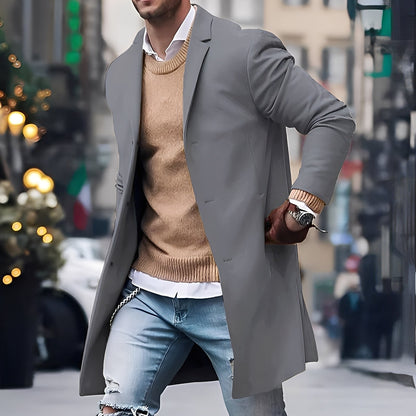 Kenyon - Současný pánský trenčkot s knoflíky