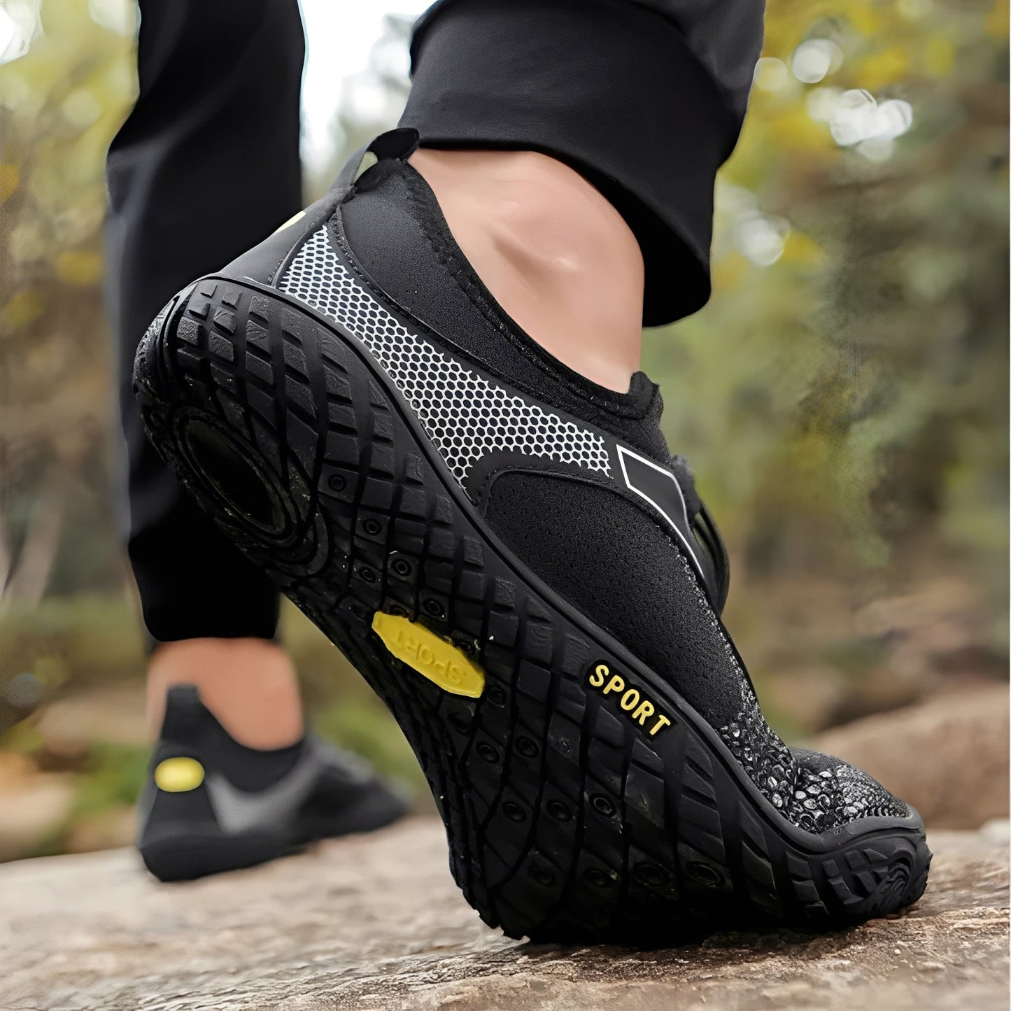 Granát - Lehké a pohodlné venkovní boty pro muže