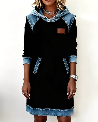 Catherine - Moderní dámská mikina s kapucí a kapsami