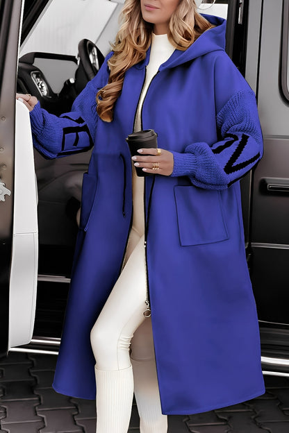 Eloise - Stylová dlouhá dámská bunda s kapucí