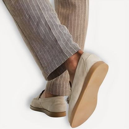 Dixon - Neformální pánské mokasíny s třásněmi