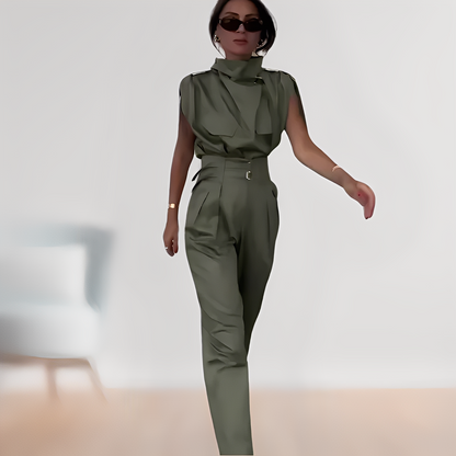 Leona – Elegantní Bezrukávový Overal