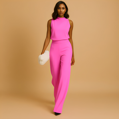 Almerra - Stylový overal se širokými nohavicemi pro ženy