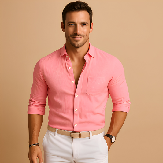 Aleid - Vzdušná pánská košile na knoflíky