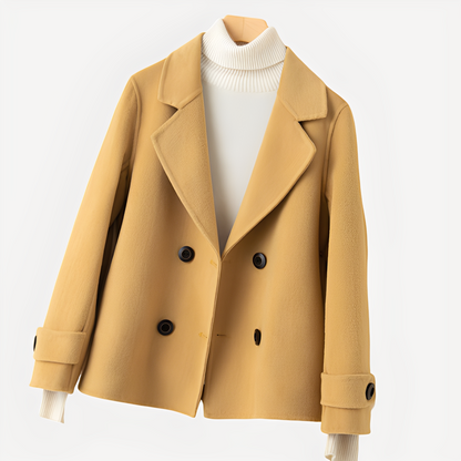 Sofia - Elegantní krátký kašmírový kabát pro ženy