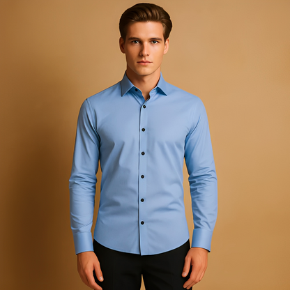 Aldous - Pánská stretch košile slim fit