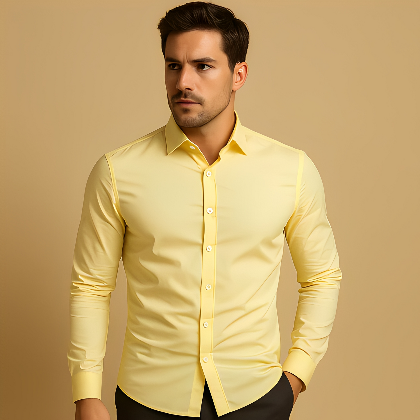 Alekto - Jednoduchá a přiléhavá pánská košile